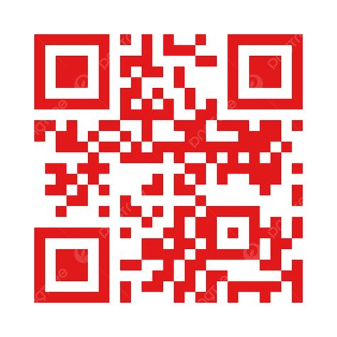 red circular qr code transparent background, Qr code png transparent background images