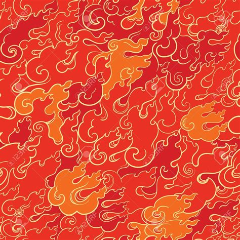 red fire pattern design background, Red fire seamless pattern design flame seamless texture background