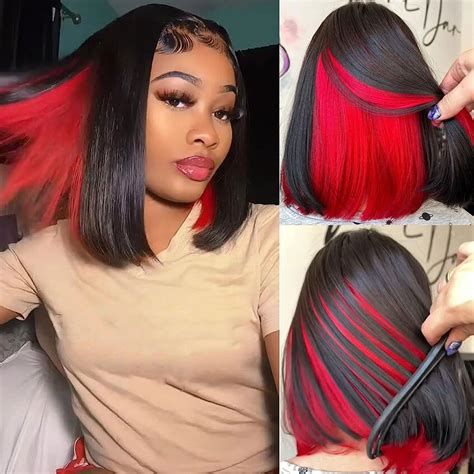 red hair bob wig