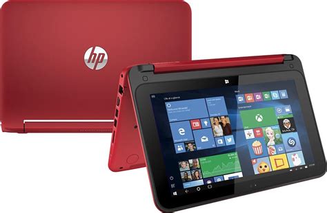red hp touch-screen laptop, Red touchscreen laptop official wholesale