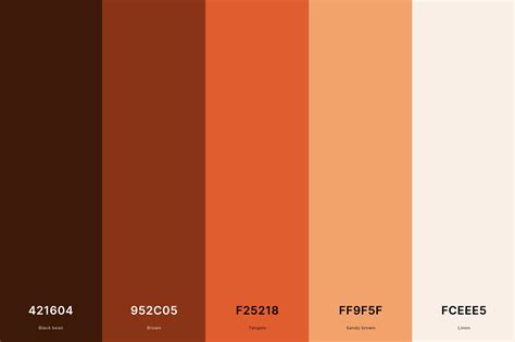 red panda color hex codes, Peaceful red panda