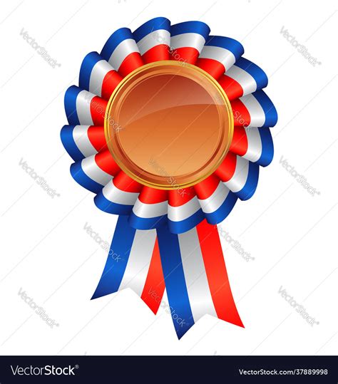 red white blue ribbon vector, Red white and blue ribbon banner