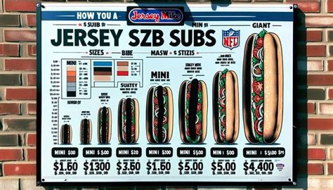 Regular Sub Jersey Mike S Size Chart