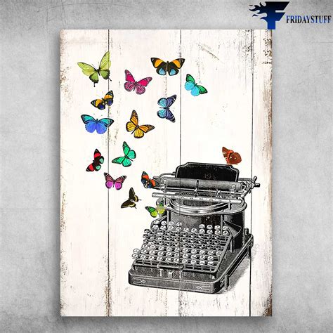 release Butterfly in the Typewriter
