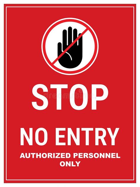 release No Entry