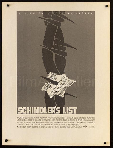 release Schindlers Liste