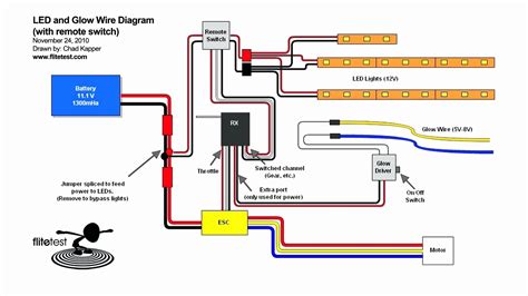 remote led light wiring diagram 