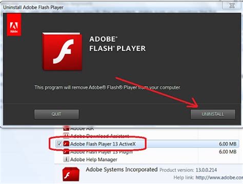 remove adobe flash player activex, How to remove flash player now it's reached end-of-life