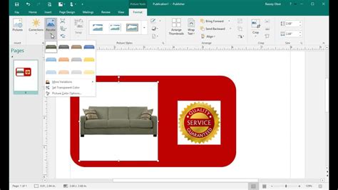 remove picture background in publisher, Remove picture background in publisher
