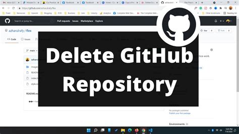 remove repository. github, Repository repo candid. How to delete a repository and branch in github?