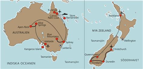 resa australien och nya zeeland