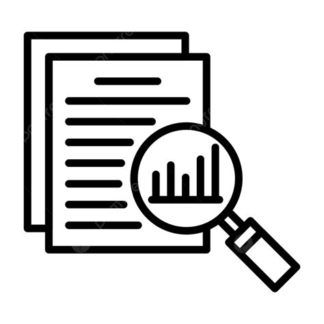 research data icon transparent, Data research icon