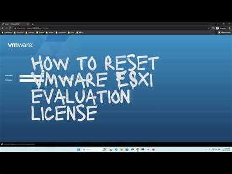 reset vmware evaluation license, 