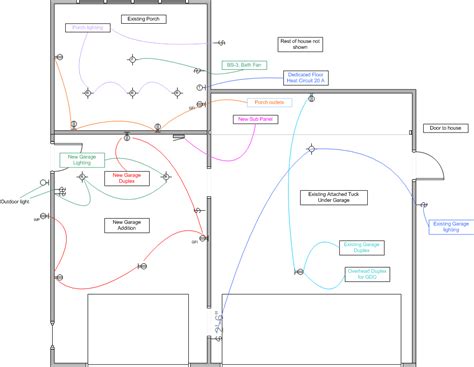 residential garage electrical wiring diagrams 