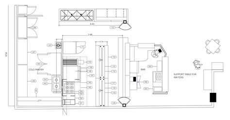 restaurant kitchen diagram 