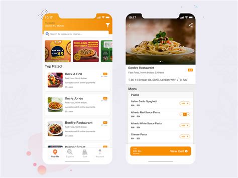 restaurant order app ui, Food & restaurant ordering app ui kit (admin & user) :: behance