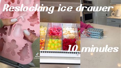 restock ice drawer