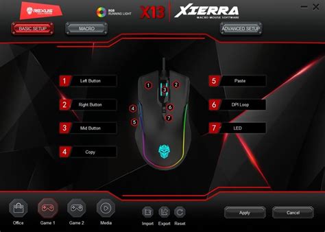 rexus xierra x13 software, Rexus xierra x16