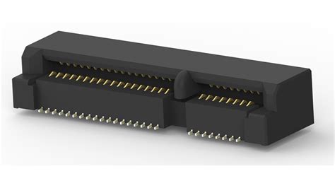 right angle pci connector, 1.0mm pitch pci-express card connector right angle type 36p 64p 98p