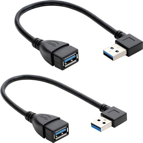 right angle usb a extension cable, Right-angle usb extension cable