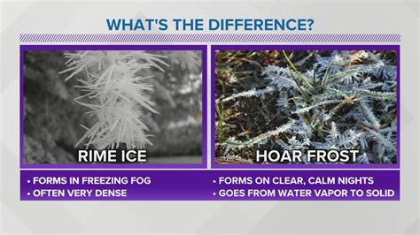 rime ice vs hoar frost