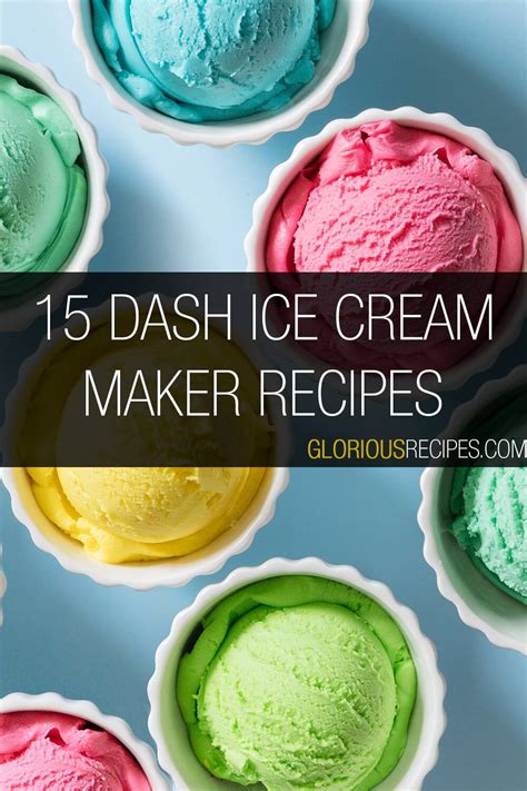rise by dash ice cream maker recipes