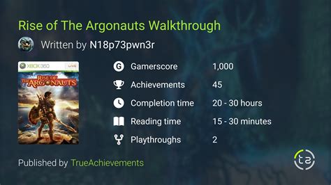 Rise Of Argonauts Walkthrough