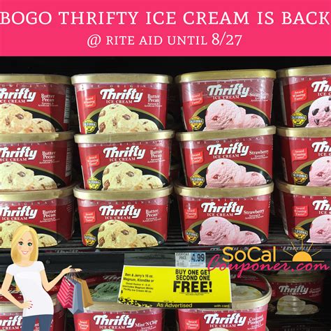 rite aid ice cream sale