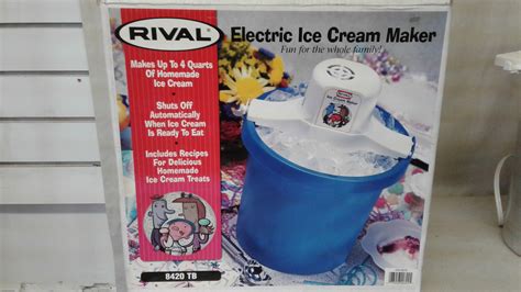 rival ice cream maker electric