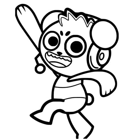 robo combo panda coloring pages, Combo panda coloring pages
