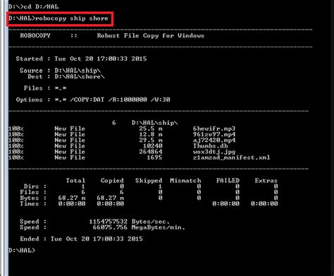 robocopy add date to log file name, 21 robocopy examples with screenshots