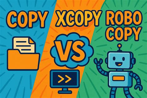 robocopy dcopy vs copy, 21 robocopy examples with screenshots