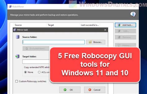 robocopy download windows 11, How to copy files fast over network using robocopy on windows 11