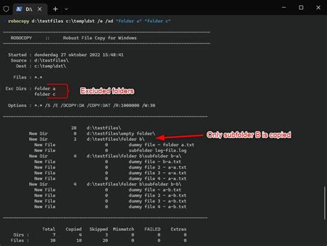 robocopy entire folder and contents, Robocopy to sync folders