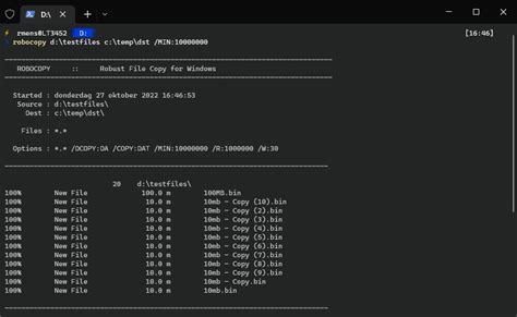 robocopy file size limit, Robocopy powershell