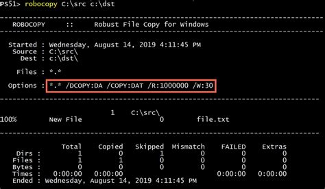robocopy list of files from file, Robocopy powershell
