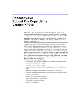 robocopy to copy a single file, 21 robocopy examples with screenshots