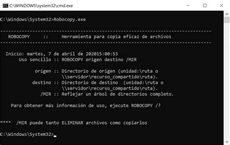 robocopy version check, What is robocopy in windows?. Robocopy folders geeksforgeeks should