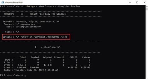 robocopy with spaces in path, Robocopy folders geeksforgeeks should. What is robocopy in windows?