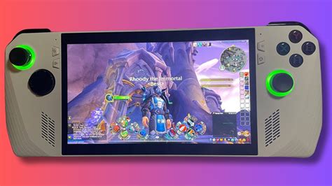 rog ally wow, Rog ally