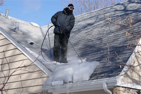roof ice dam removal