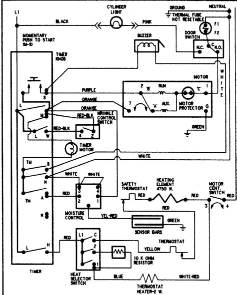 roper dryer red4440vq1 wiring diagram 