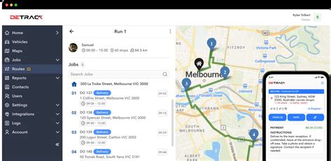 route package tracking, 