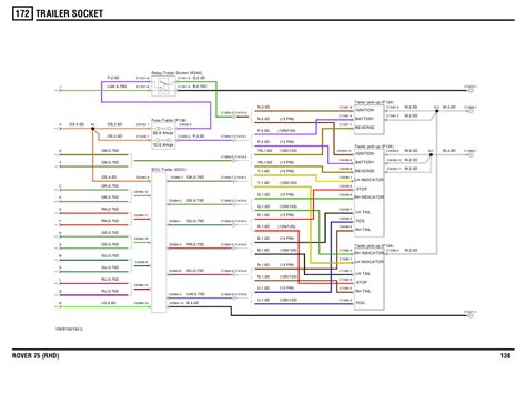 rover 75 towbar wiring diagram 