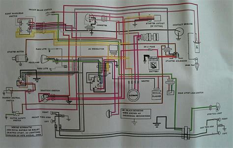 royal enfield e start wiring diagram 