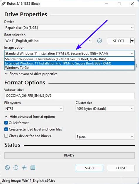 rufus bypass tpm, How to bypass tpm and secure boot using rufus when creating bootable