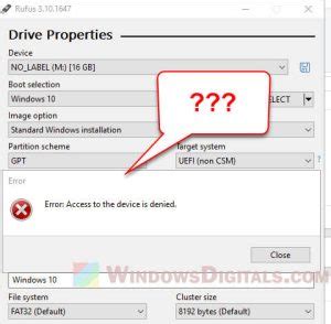 rufus cannot access media, Rufus создать загрузочную флешку для linux • smartadm.ru
