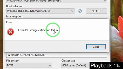 rufus failed to extract iso, How to troubleshoot rufus iso image extraction failure? solved