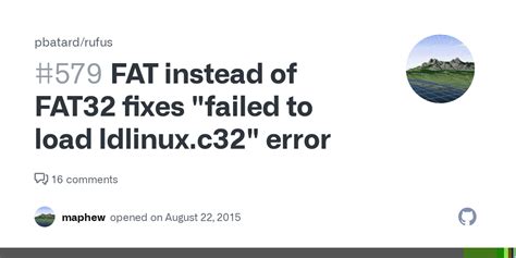 rufus failed to load ldlinux.c32, Clarification on using rufus to create a bootable live freedos usb