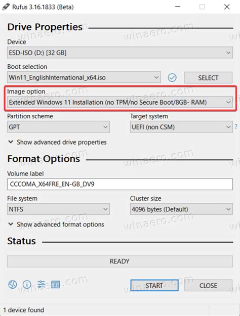 rufus install windows 11 no tpm, Rufus can now create windows 11 installation media without security